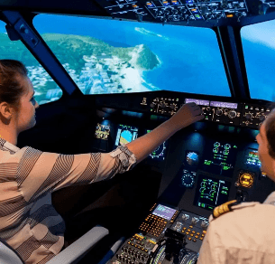 Cockpit du Airbus A320